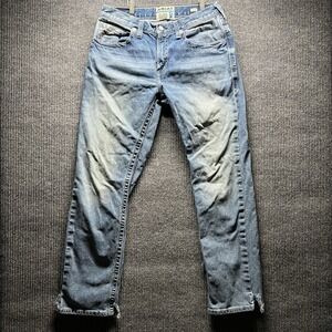 Ariat M2 Jeans Mens 33x34 Traditional Relaxed Boot Cut Medium Wash Blue Western